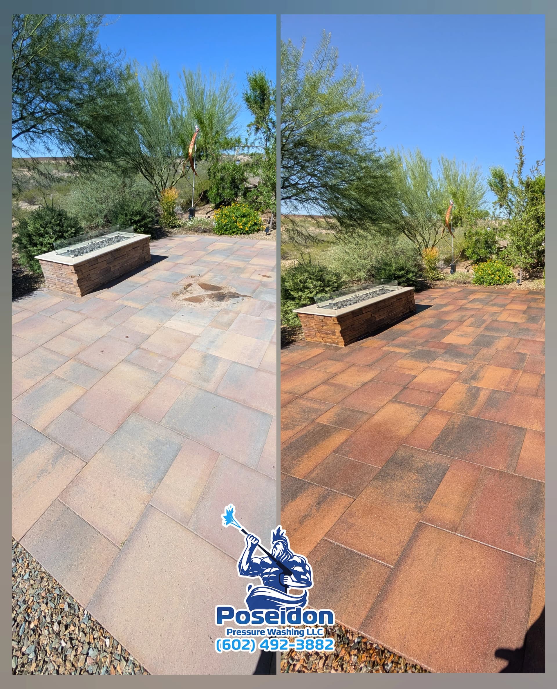 Faded Backyard Pavers Brought Back to Life in Peoria
