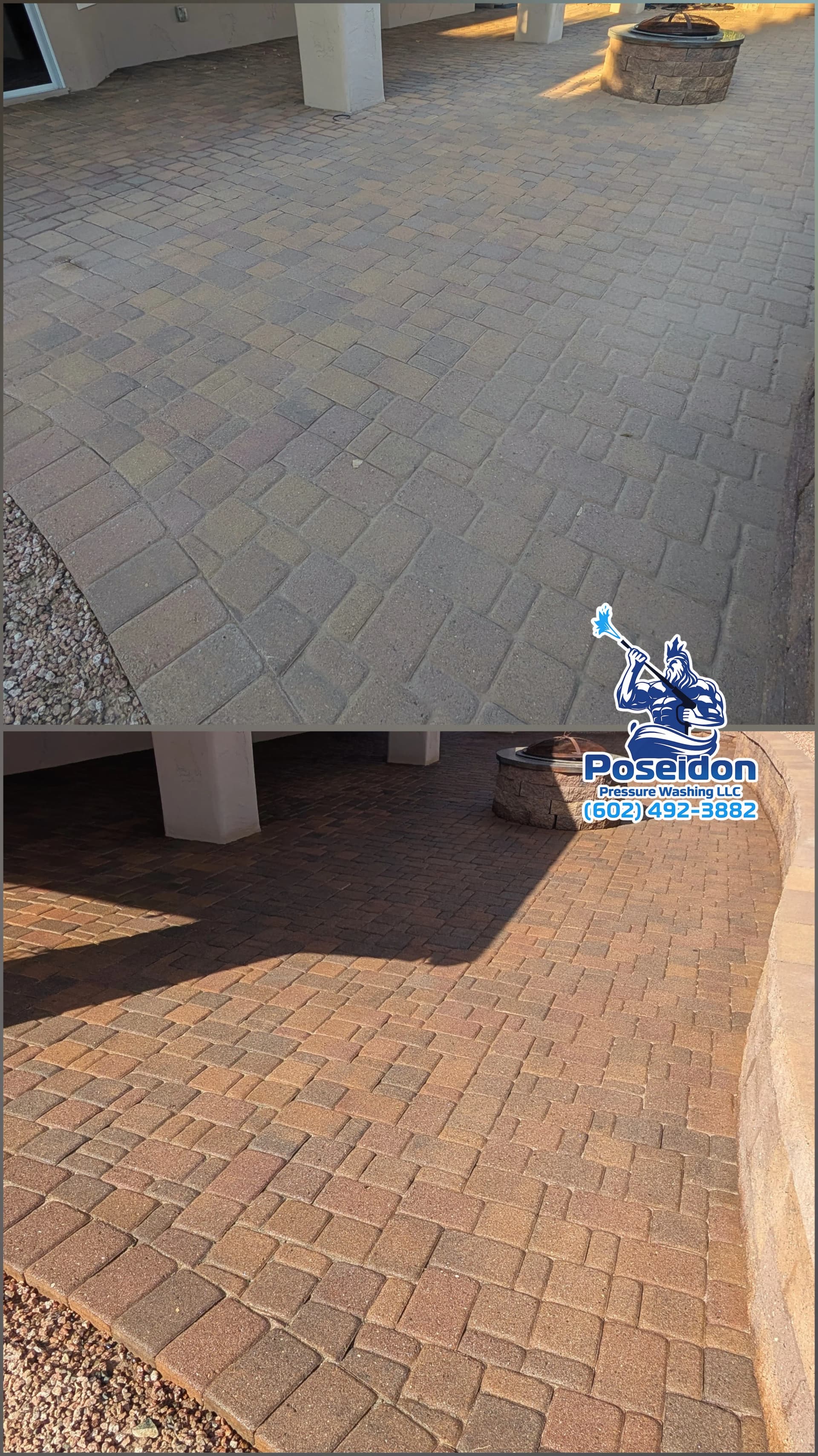 Paver Sealing in Surprise AZ Brings Faded Pavers Back to Life image
