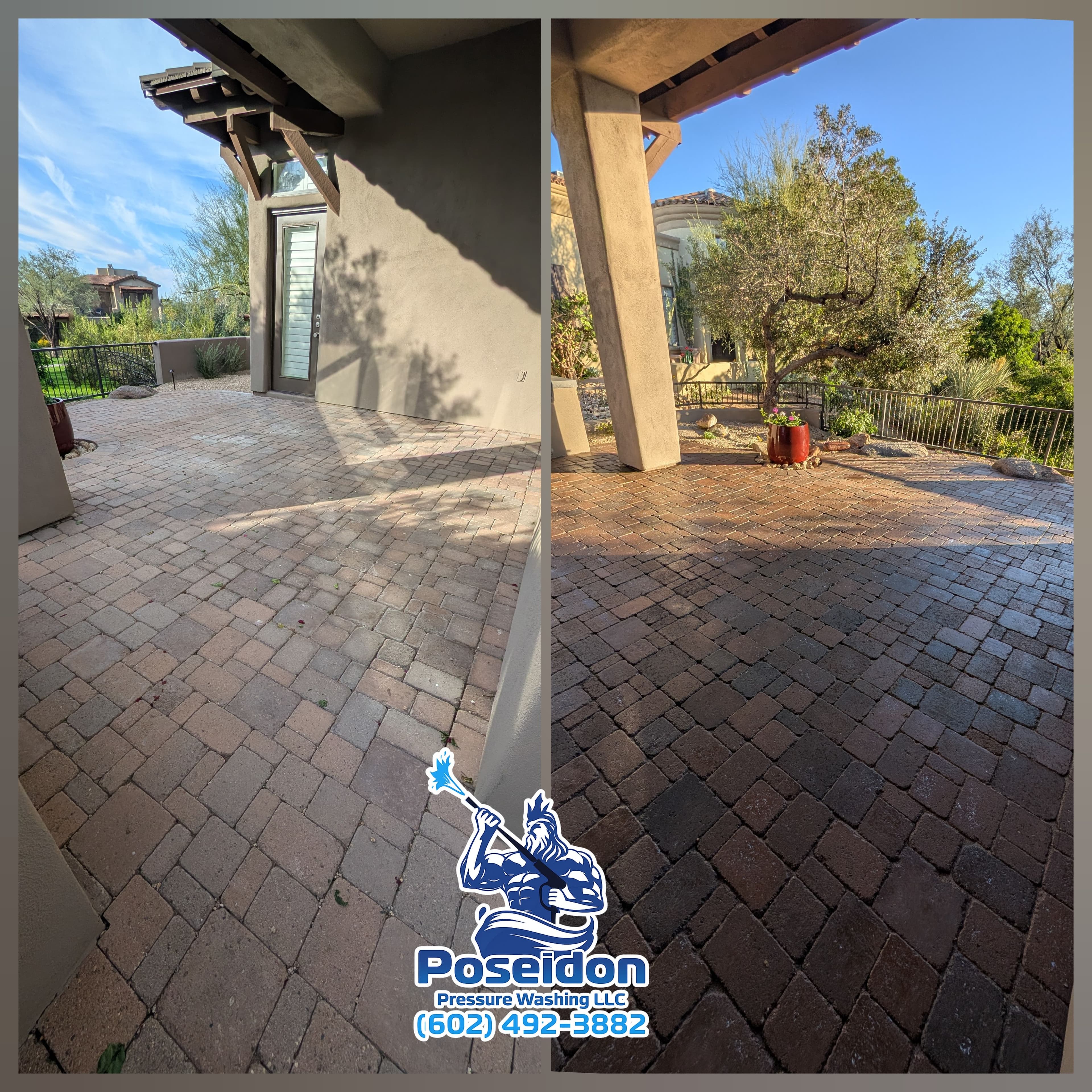 Project Paver Sealing and Pressure Washing Transformation image