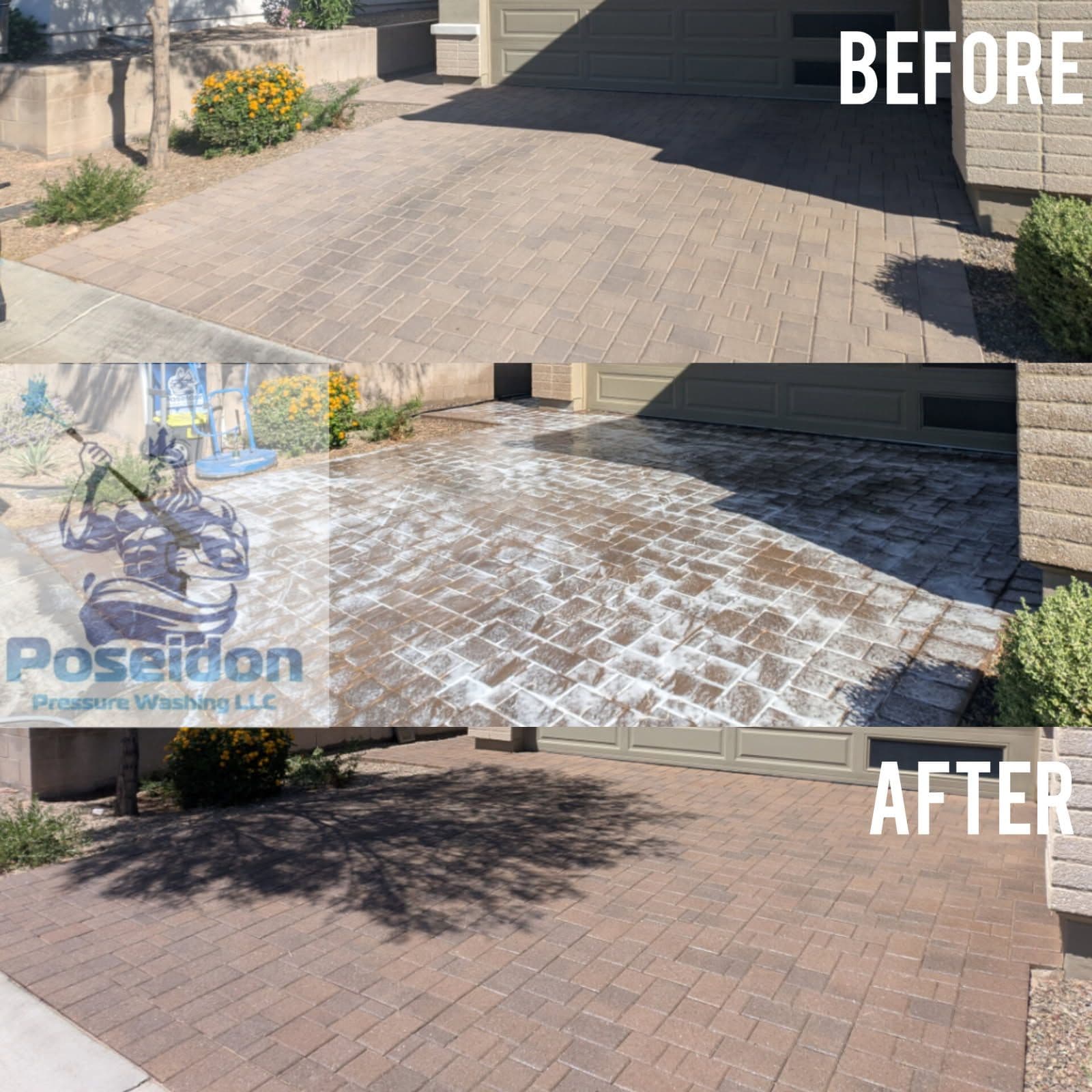 Driveway Transformation in Verrado Mountainside image
