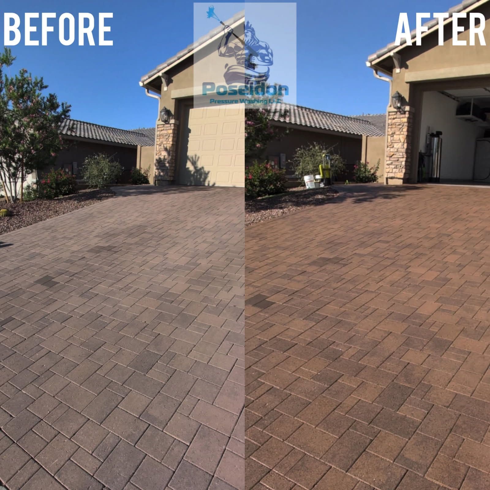 Project Vistancia Driveway Paver Sealing Revitalization image