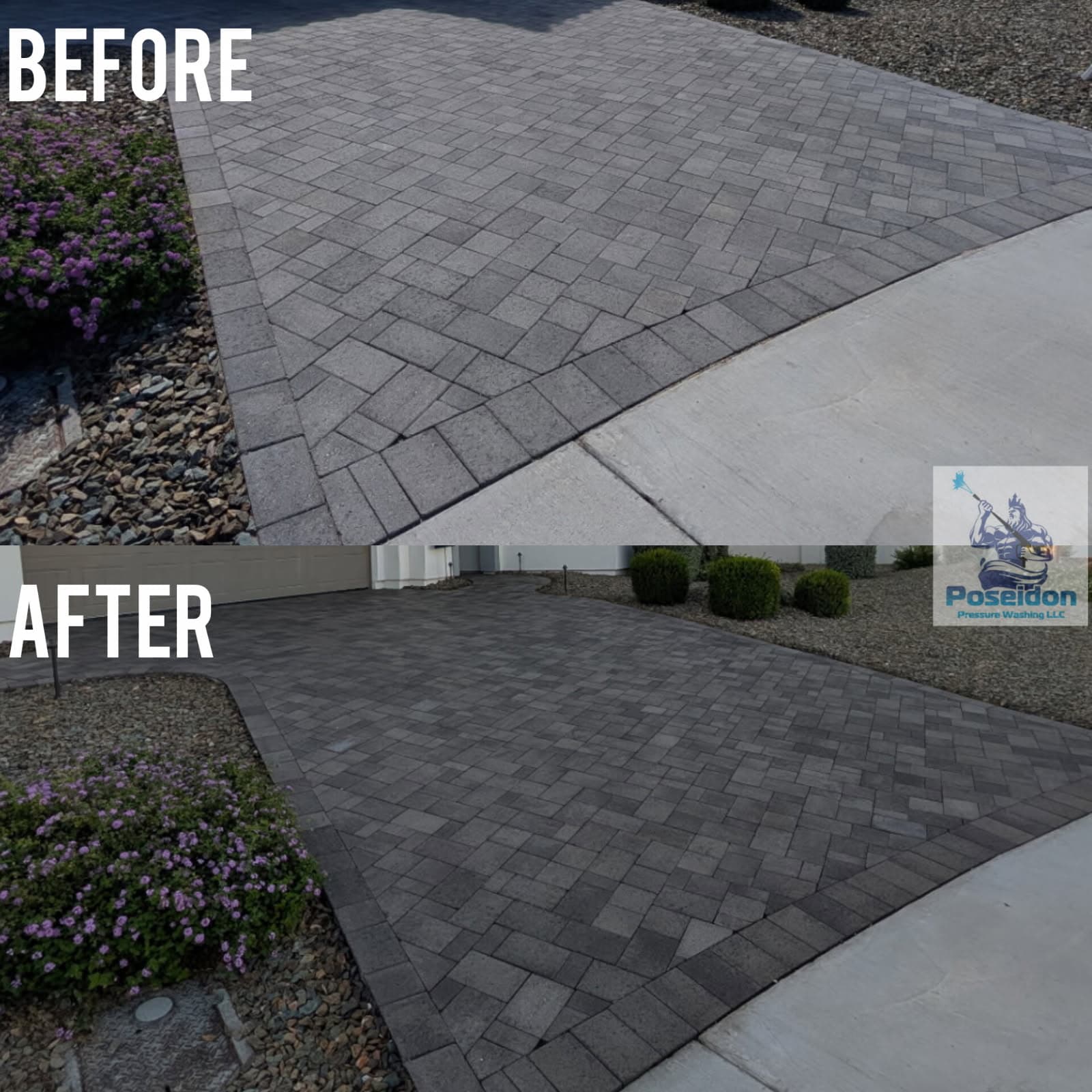 Driveway Transformation with Expert Paver Sealing image