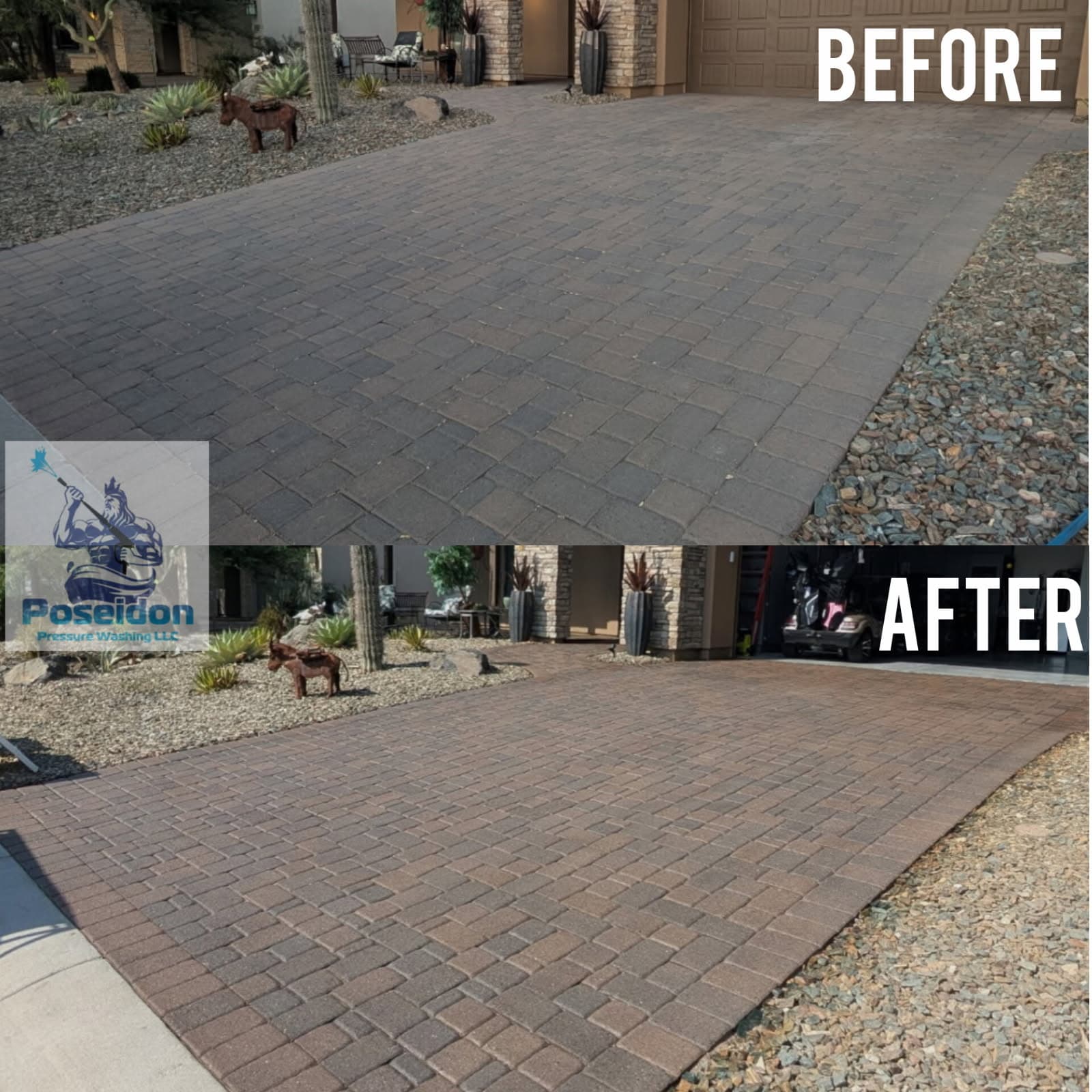 Stunning Driveway Transformation in Wickenburg image
