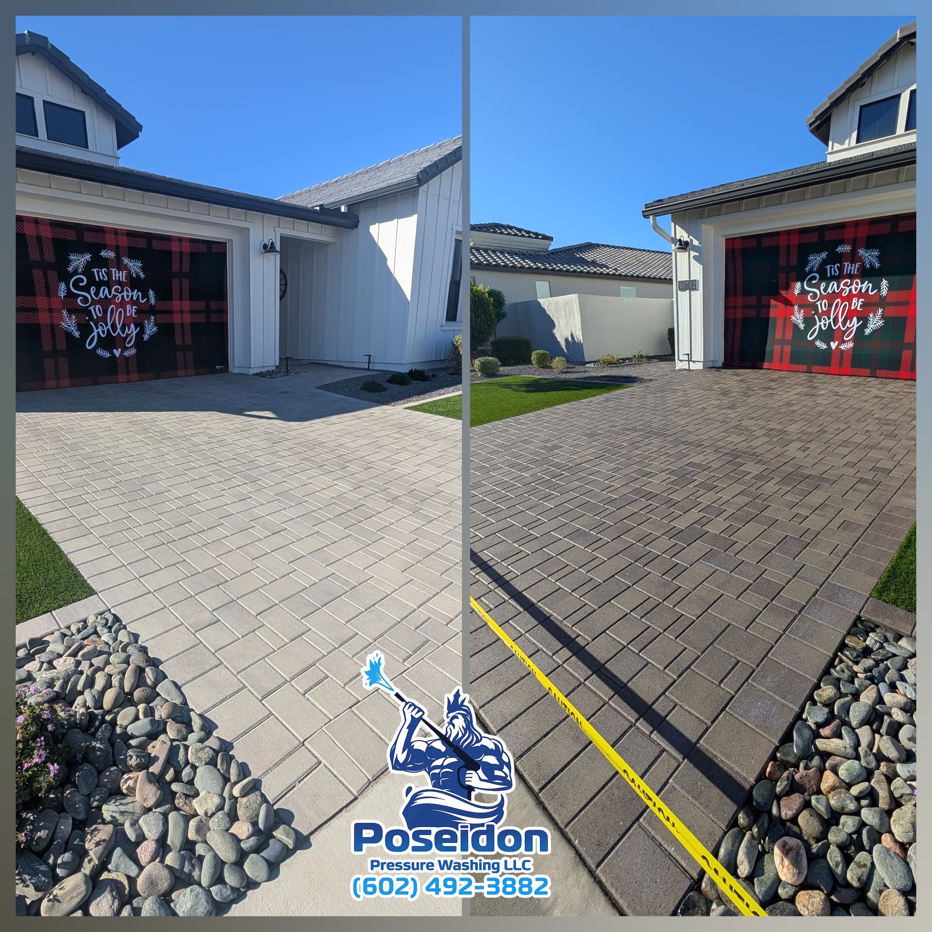 Jolly and Clean Driveway Makeover image