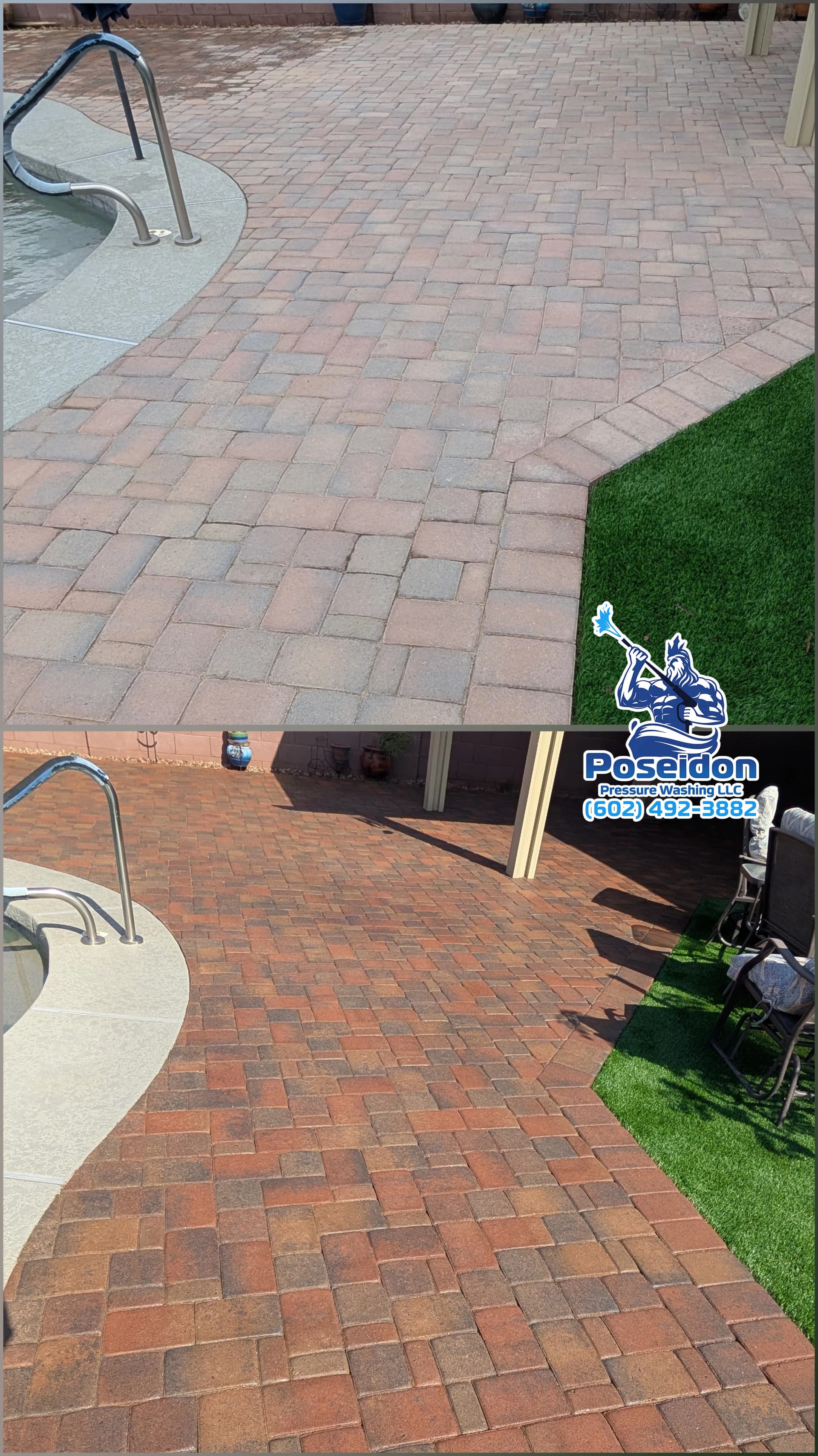 Backyard Paver Sealing Done Right in Surprise AZ image
